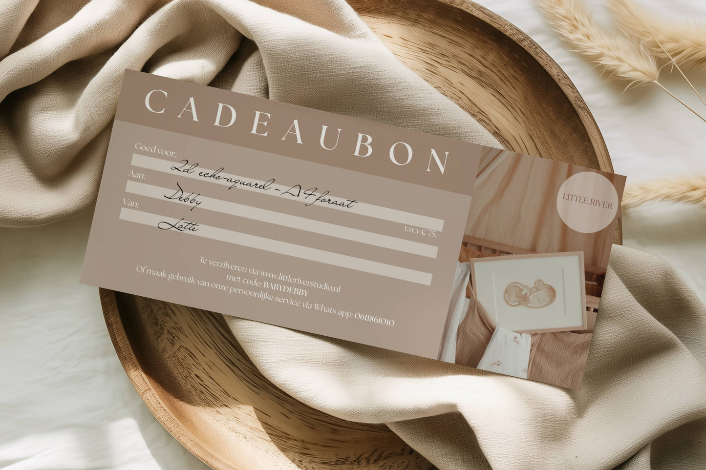cadeaubon - 2D echo aquarel