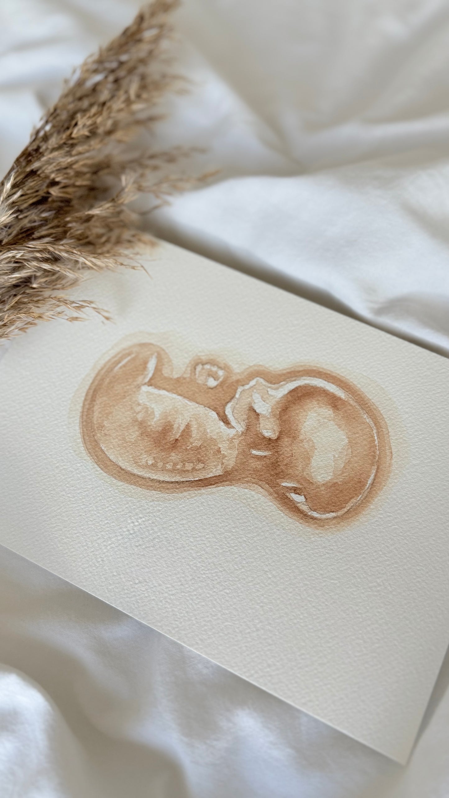 Echo Schilderij A5 - Nude