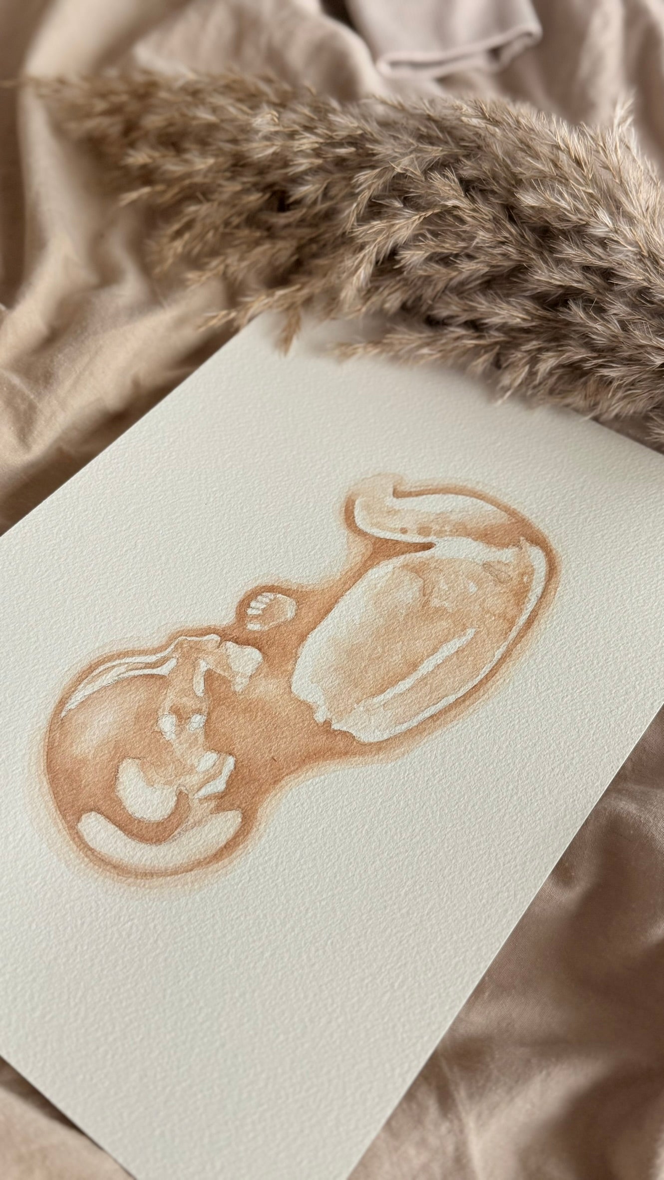 Echo Schilderij A4 - Nude