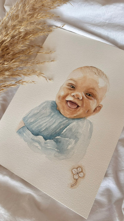Kleurenportret Baby of Kind