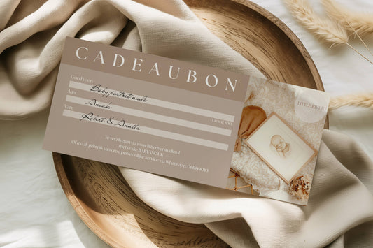 Cadeaubon - baby portret nude